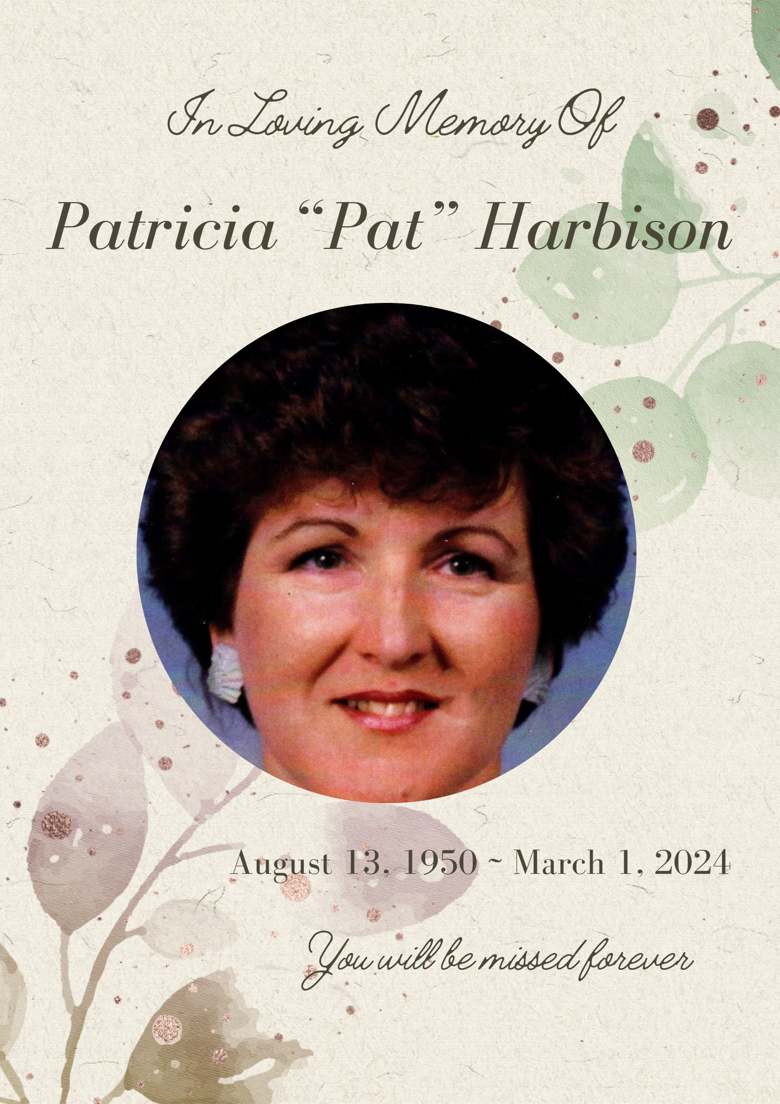 Patricia A. Harbison