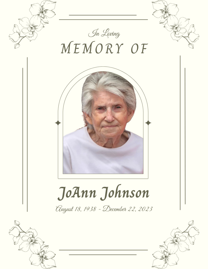 JoAnn Johnson – Royer Funeral Home