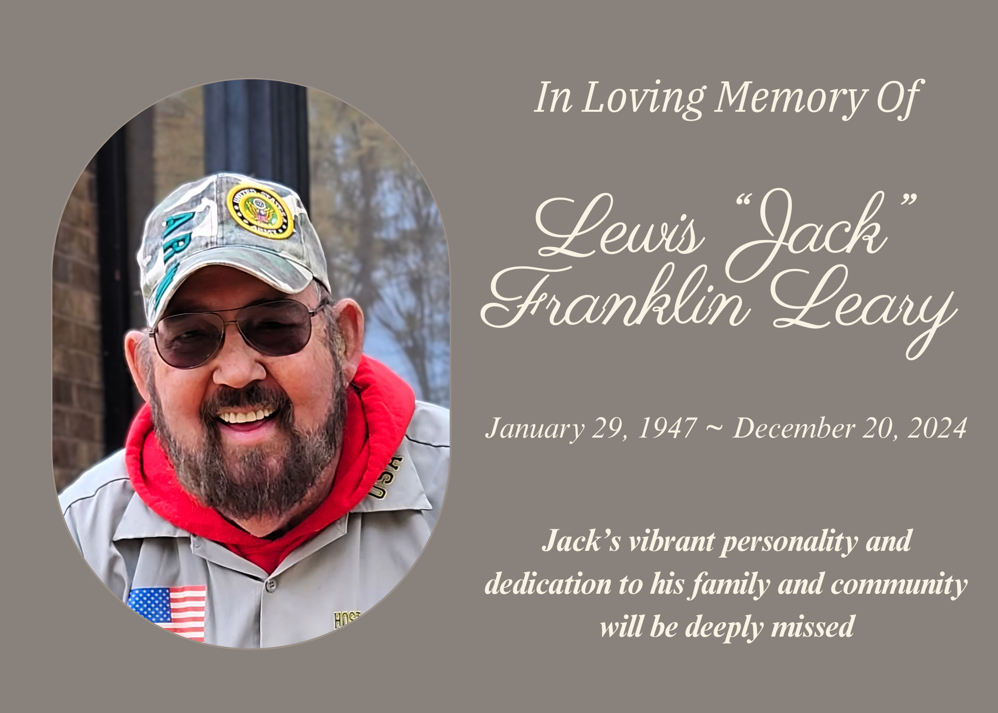 Lewis “Jack” F. Leary