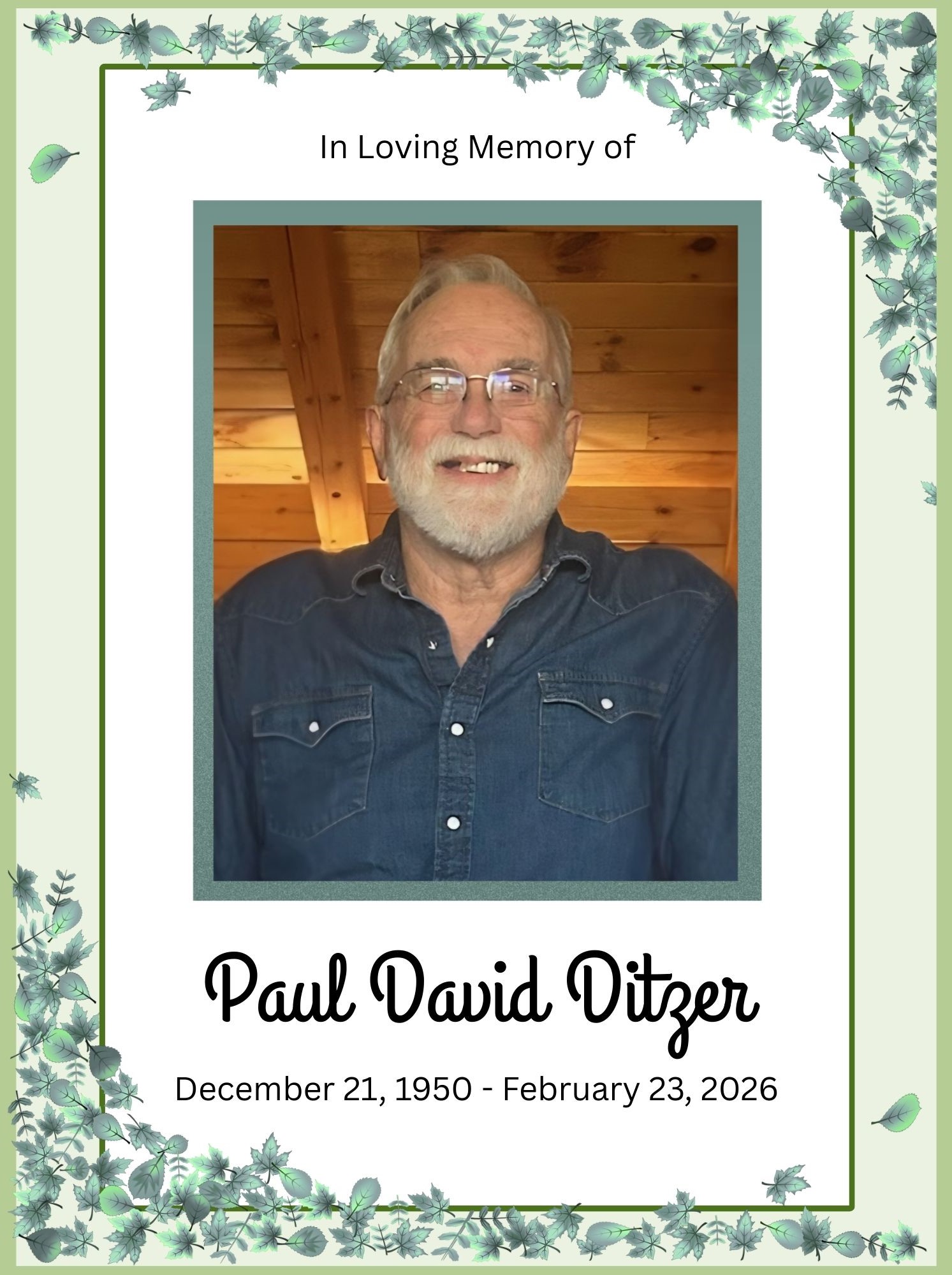 Paul D. Ditzer