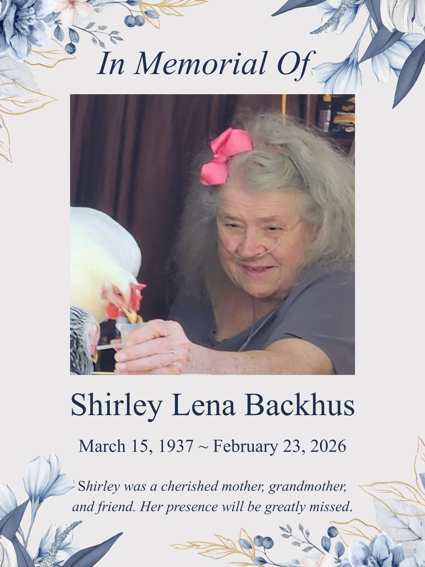 Shirley L. Backhus